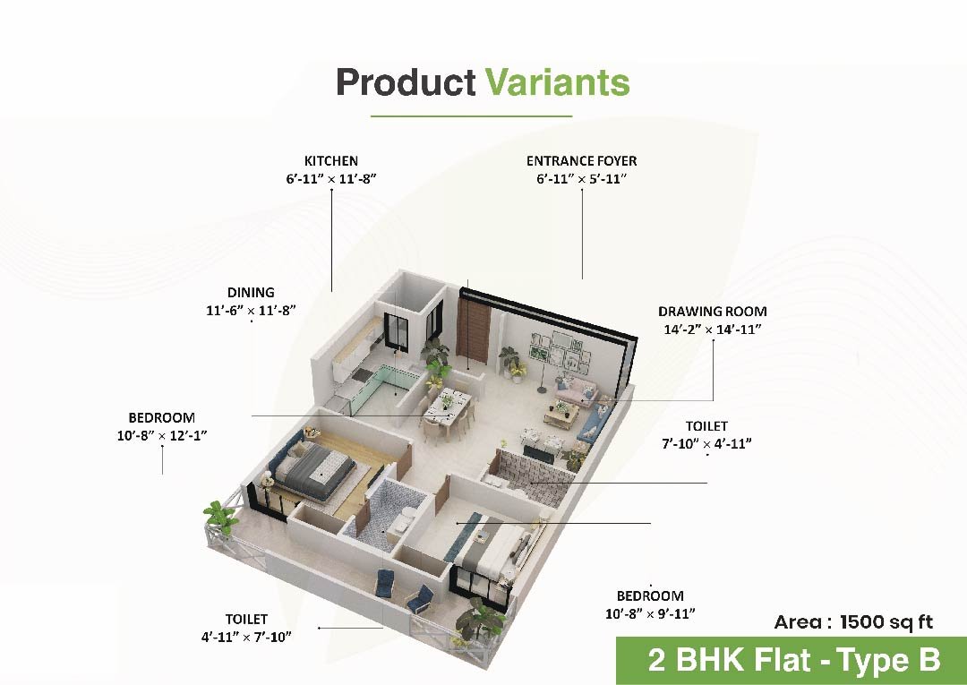 2 bhk Apartment in dehradun